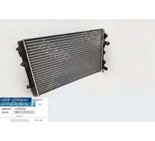 Радіатор Skoda Fabia 1.4TFSI 10-> VW Polo (6R)  1.4 1.6TDI 650*400