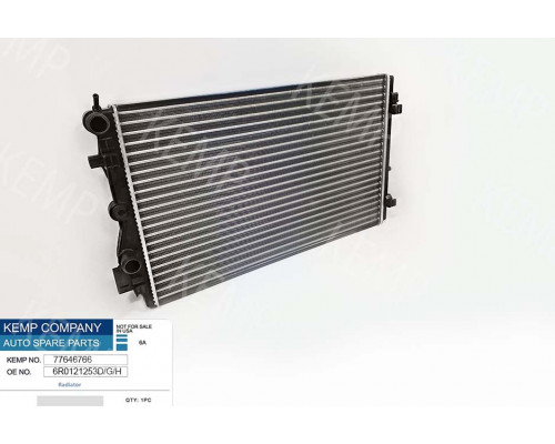 Радіатор Skoda Fabia 1.4TFSI 10-> VW Polo (6R)  1.4 1.6TDI 650*400