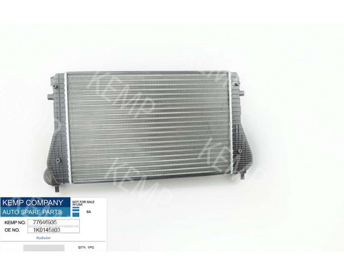 Радіатор інтеркулер VW Passat Caddy3Touran Octavia A5  2.0 TDI 08-> (патрубок ни