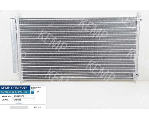 Радіатор кондиціонера Honda Accord 12-20  710 x 358 x 16 mm