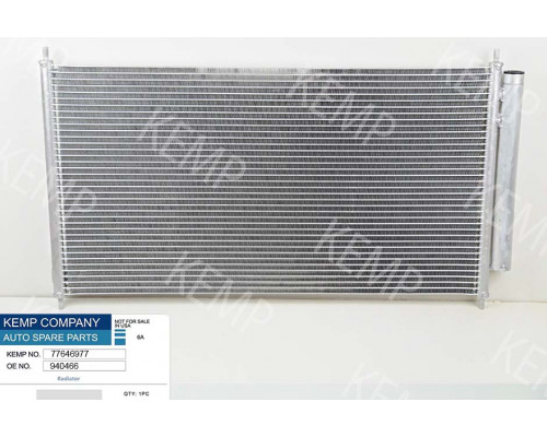 Радіатор кондиціонера Honda Accord 12-20  710 x 358 x 16 mm