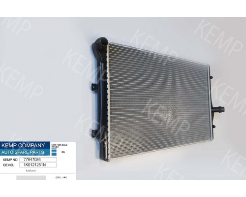 Радіатор Skoda Oktavia VW Cadi Golf Touran А-3 2.0 TDI TFSI 05-> кр.соти 650*445
