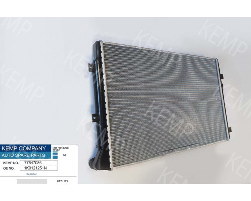 Радіатор Skoda Oktavia VW Cadi Golf Touran А-3 2.0 TDI TFSI 05-> кр.соти 650*445