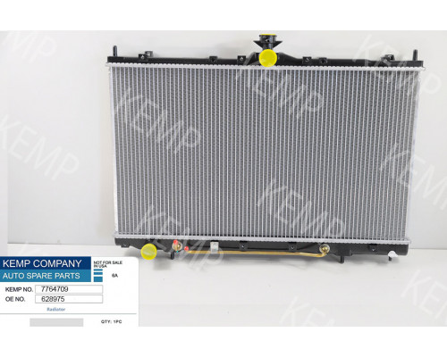 Радіатор Mitsubishi Grandis (NAW) (2004 - 2010) 425 x 728 x 16 mm плоскі соти