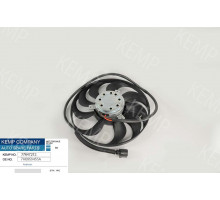 Мотор радіатора VW Transporter T5 1.9-3.2  03-09г.420мм 450W