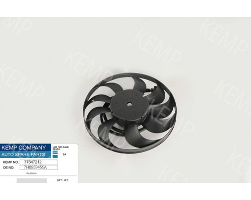 Мотор радіатора VW Transporter T5 1.9-3.2  03-09г.420мм 450W