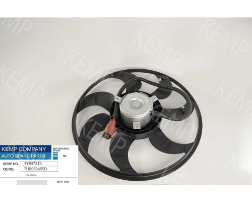 Мотор радіатора VW Transporter T5 1.9-3.2  03-09г.290мм 300W