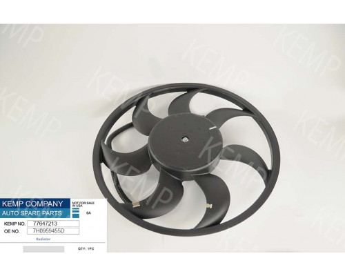 Мотор радіатора VW Transporter T5 1.9-3.2  03-09г.290мм 300W