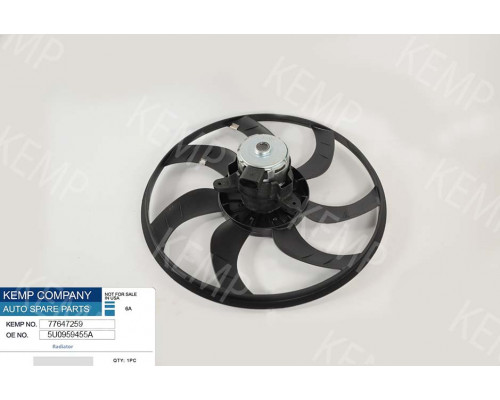 Мотор радіатора  VW  Golf 390mm 180W