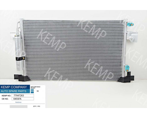 Радіатор кондиціонера Peugeot 4007.4008 Citroen C4 Mitsubishi Lancer 10