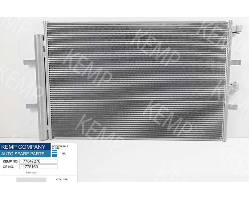 Радіатор кондиціонера Ford Transit Custom Tourneo 716*470