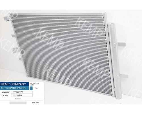 Радіатор кондиціонера Ford Transit Custom Tourneo 716*470