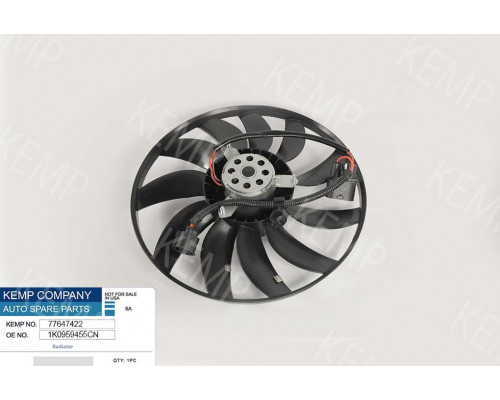 Мотор радіатора  Audi A3 VW  Golf-5 Cadi 3/Skoda  360mm  100W