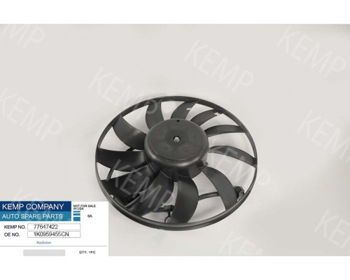 Мотор радіатора  Audi A3 VW  Golf-5 Cadi 3/Skoda  360mm  100W