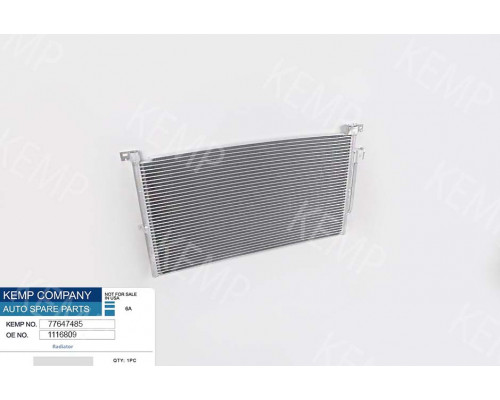 Радіатор кондиціонера Ford Mondeo 00-07 665*361(без осушувача)