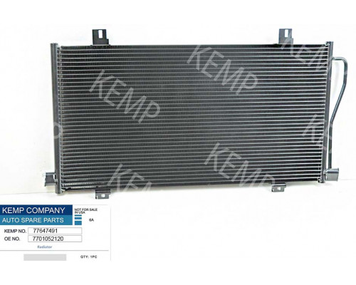 Радіатор кондиціонера Renault Master 2 Opel Movano 1.9-2.5CDI 01->730*378