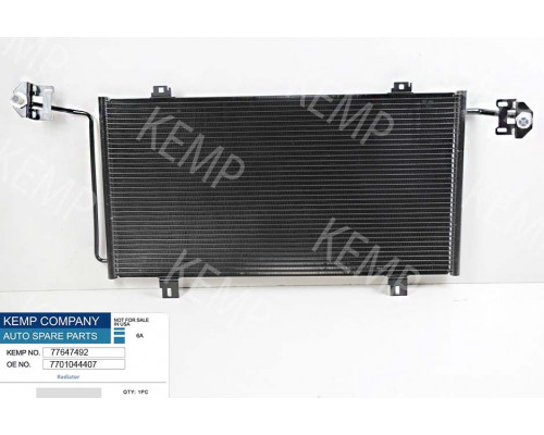 Радіатор кондиціонера Renault Master 2 Opel Movano 1.9-2.2CDI 00->730*381