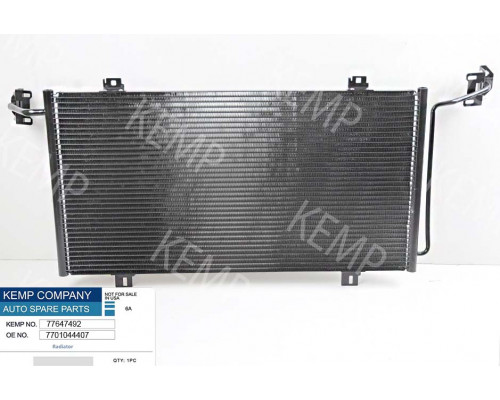 Радіатор кондиціонера Renault Master 2 Opel Movano 1.9-2.2CDI 00->730*381