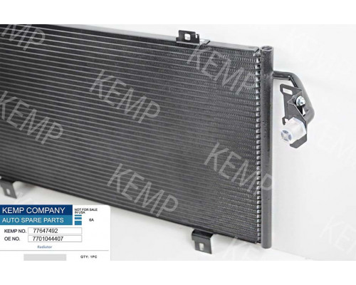 Радіатор кондиціонера Renault Master 2 Opel Movano 1.9-2.2CDI 00->730*381