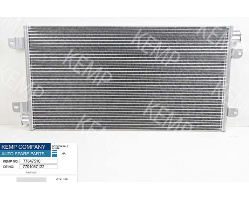 Радіатор кондиціонера Renault Master 2 Opel Movano 1.9-3.0 CDI 03->730*374