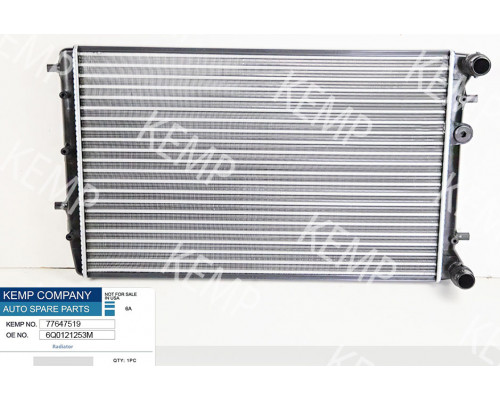 Радіатор Skoda Fabia VW Polo (9N) 1.4 16V-2.0 630*412
