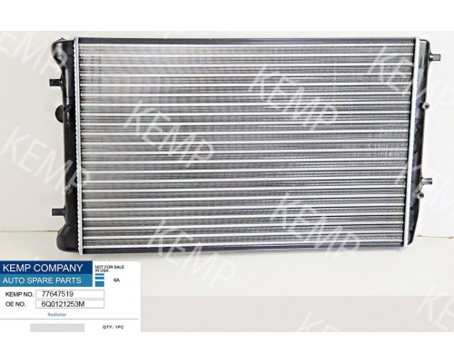 Радіатор Skoda Fabia VW Polo (9N) 1.4 16V-2.0 630*412