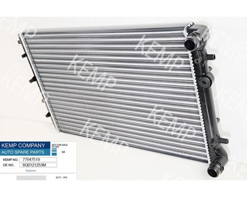 Радіатор Skoda Fabia VW Polo (9N) 1.4 16V-2.0 630*412