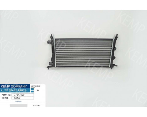 Радіатор  Opel Corsa B 1.0-1.2- 16V 96-00г.530*268 мех.