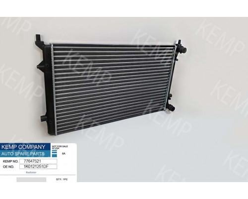 Радіатор Skoda Oktavia VW Cadi Golf Touran А-3 1.4-1.6 2.0 FSI 04->645*405
