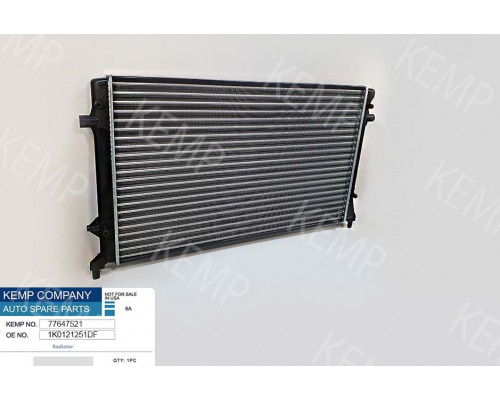 Радіатор Skoda Oktavia VW Cadi Golf Touran А-3 1.4-1.6 2.0 FSI 04->645*405