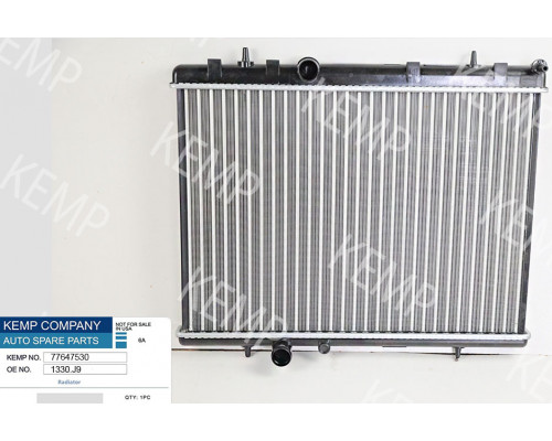Радіатор Peugeot 406 1.6HDI 2.2  Citroen C5 1.6:2.0HDI  04г.->380*549