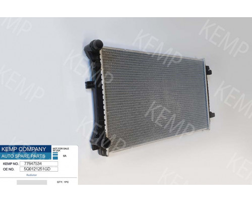 Радіатор Skoda Oktavia VW Golf 7Audi  А-3 1.4- 2.0 TDI 12->пл.соти  650*410