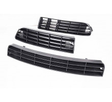 KEMP Решітка бампера нижня Audi-A6 95-97 р. комплект (3 шт.) 4A0807683A+345A+346A