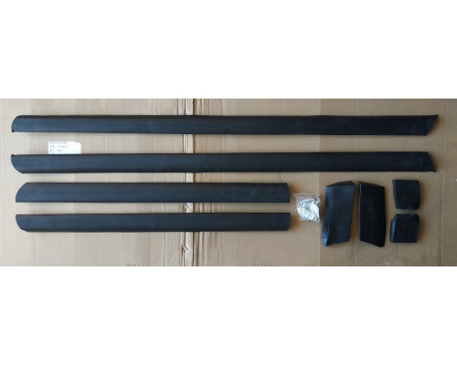 KEMP Молдинги Audi 100 A6 91-97 рр. нижні к-кт (двері+крила) 8 шт. + кліпси
