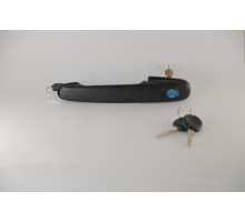KEMP Ручка двері VW Polo 94-99 передня L+R з ключем ліва/права 6N0837207D