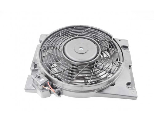 KEMP Мотор радіатора Opel Astra G Zafira A (315mm) 98- AC+ (з дифузором і реостатом)