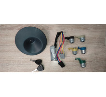 KEMP Комплект замків повний Renault Kangoo 97- (личинки 5 шт, кришка бака, замок запалювання) 7701472589