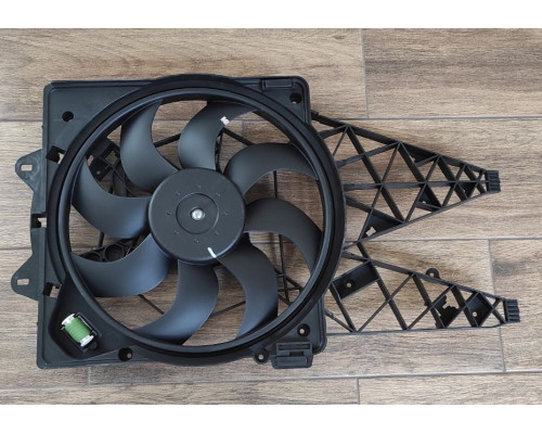 KEMP Мотор радіатора Fiat Doblo 1.3-2.0 10 405mm 300W (дифузор резистор)