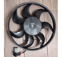 KEMP Мотор радіатора Opel Astra H Zafira B AC+ (390mm) 04-11 1341386