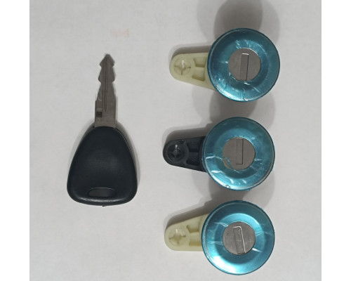 KEMP Личинки дверних замків Dacia Logan Sandero Duster 3 шт