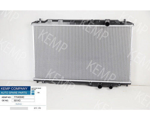 Радіатор Honda Civic VIII FD1 05- 375 x 678 x 26 mm плоскі соти