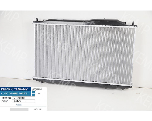 Радіатор Honda Civic VIII FD1 05- 375 x 678 x 26 mm плоскі соти