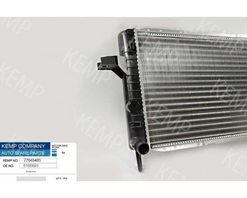 Радіатор Ford Sierra 87-93  1.6-1.8 CVH 2.0 DOHC  600*370