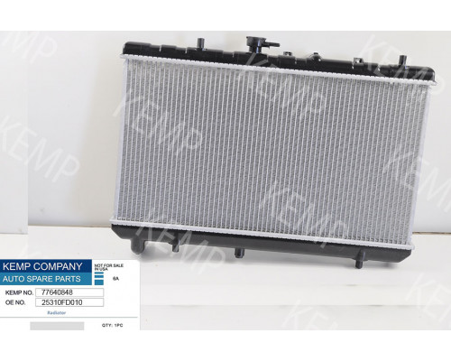 Радіатор KIA Rio 00-> 350 x 645 x 16 mm плоскі соти