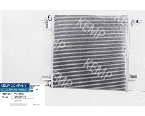 Радіатор кондиціонера Mercedes M-Class W163 ML 98-05  510*535