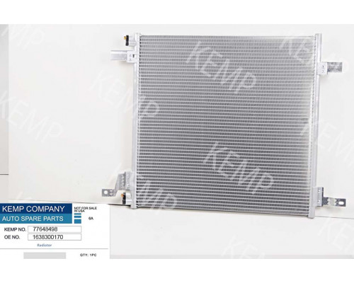 Радіатор кондиціонера Mercedes M-Class W163 ML 98-05  510*535