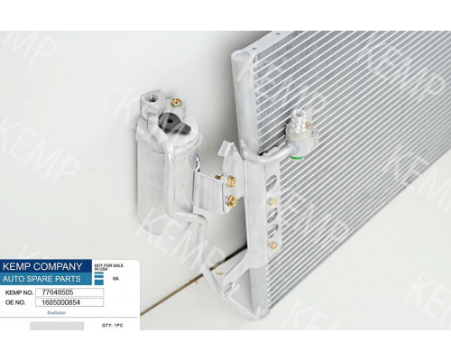 Радіатор кондиціонера Mercedes A-Class W168 97-04  578*381
