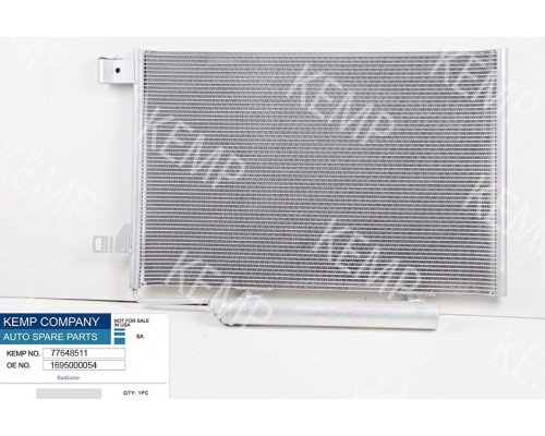 Радіатор кондиціонера Mercedes A:B-Class W168 W245 04-12  600*410