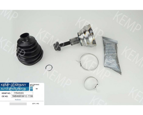 Шрус VW Caddy 3  Passat/Golf/Octavia A5 Audi A1-A3.1.2- 2.0TDI 00-> зовніш
