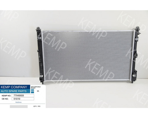 Радіатор Jeep Compas Patriot Dodge Kaliber 07->700*395 плоскі соти